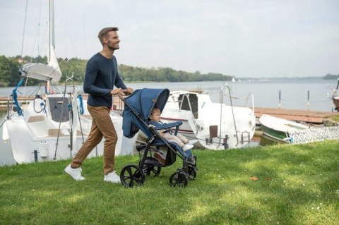 Wózek Dziecięcy Lionelo Dreamin Czarny 22Kg 5-Pkt Stelaż Koła Eva Xxl Budka