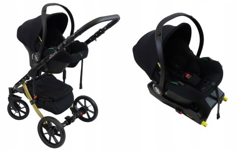 Wózek Wielofunkcyjny 4W1 Vallero Alu Karex - Alu Rama, Isofix, Fotelik