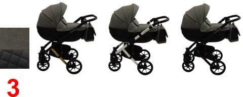 Wózek Wielofunkcyjny 4W1 Vallero Alu Karex - Alu Rama, Isofix, Fotelik