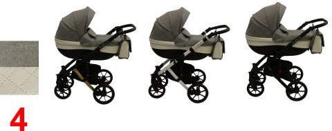 Wózek Wielofunkcyjny 4W1 Vallero Alu Karex - Alu Rama, Isofix, Fotelik