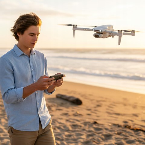 Dron Bezszczotkowy Flypro10 2 Kamery, Wifi, 3X20min Lotu, Zakres 2000M