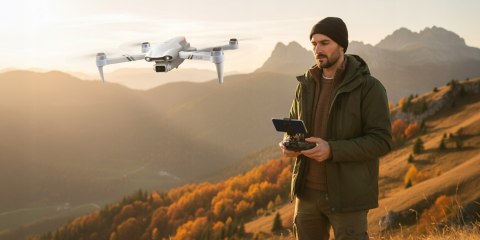 Dron Bezszczotkowy Flypro10 2 Kamery, Wifi, 3X20min Lotu, Zakres 2000M
