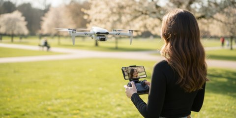 Dron Bezszczotkowy Flypro10 2 Kamery, Wifi, 3X20min Lotu, Zakres 2000M