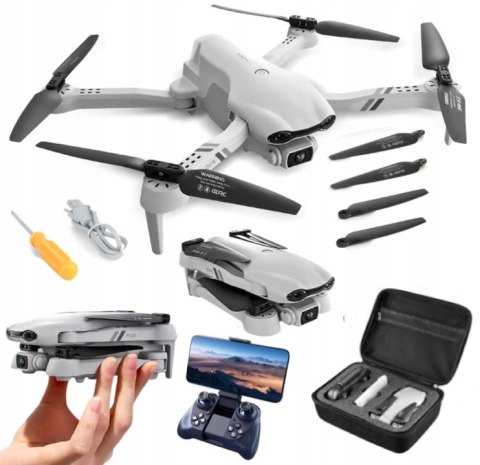 Dron F10 Dwukamerowy 4K, Lot 25 Min, 2000M Zasięgu, Start Jednym Przyc.
