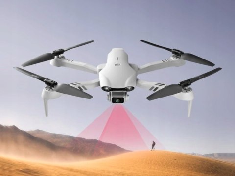 Dron F10 Dwukamerowy 4K, Lot 25 Min, 2000M Zasięgu, Start Jednym Przyc.