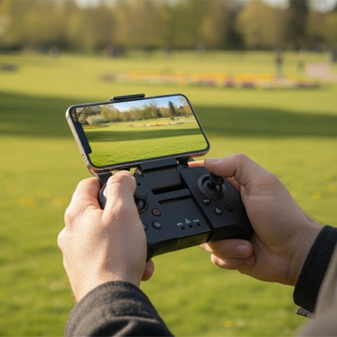 Dron Flypro10 Bezszczotkowy 2 Kamery Wifi Fpv 3X20min Lotu 2Km Zasięgu
