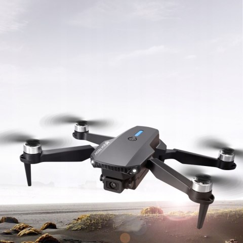 Dron Zabawka E100 Pro 2 Kamery Bezszczotkowe Wifi 3 Baterie 15-20Min Lotu
