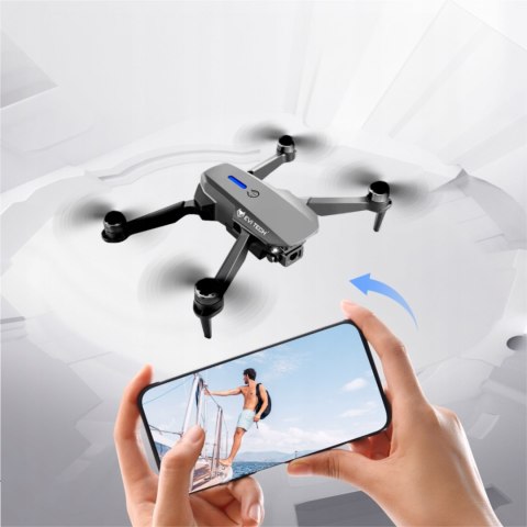 Dron Zabawka E100 Pro 2 Kamery Bezszczotkowe Wifi 3 Baterie 15-20Min Lotu