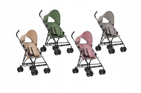 Ultralekki Wózek Spacerowy Lorelli Vaya 22Kg, Daszek, 5-Pasy, Kompaktowy