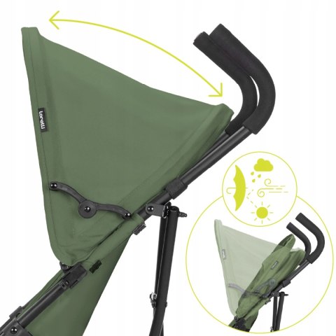 Ultralekki Wózek Spacerowy Lorelli Vaya 22Kg, Daszek, 5-Pasy, Kompaktowy