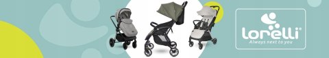 Ultralekki Wózek Spacerowy Lorelli Vaya 22Kg, Daszek, 5-Pasy, Kompaktowy