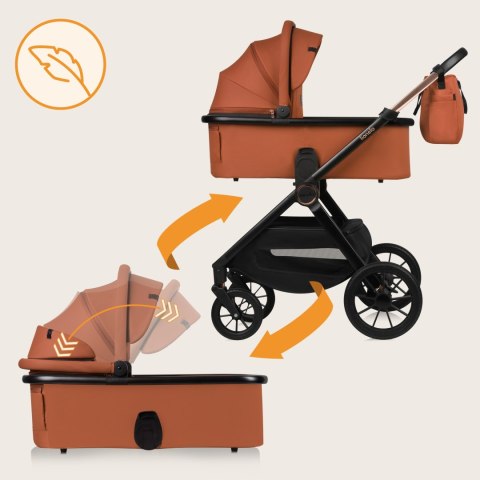 Wózek 2W1 Layla - Gondola I Spacerówka, All-Terrain, 0-4 Lata, Airydots