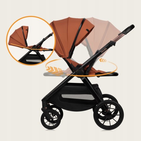 Wózek 2W1 Layla - Gondola I Spacerówka, All-Terrain, 0-4 Lata, Airydots