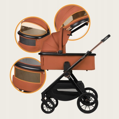 Wózek 2W1 Layla - Gondola I Spacerówka, All-Terrain, 0-4 Lata, Airydots