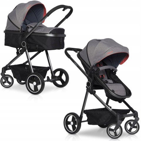 Wózek 2W1 Onemax Colibro Ultra Lekki 7,5Kg, Transformacja Gondola/Siedzisko