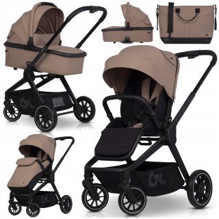 Wózek 3W1 Easygo Reva 0+22Kg Z Przekładanym Siedziskiem I Gondolą I Torbą