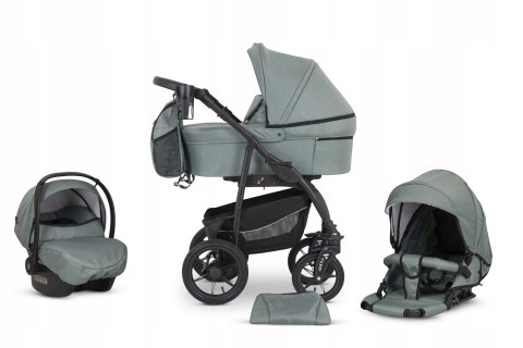 Wózek Dziecięcy 3W1 Verdi Sonic Comfort Z Fotelikiem, Gondolą I Spacerówką