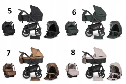 Wózek Dziecięcy 3W1 Verdi Sonic Comfort Z Fotelikiem, Gondolą I Spacerówką