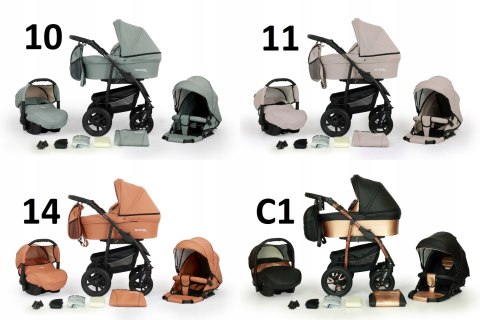 Wózek Dziecięcy 4W1 Verdi Sonic Plus Pro Z Fotelikiem, Gondolą I Isofix
