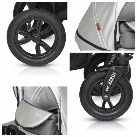 Wózek Dziecięcy 4W1 Verdi Sonic Plus Pro Z Fotelikiem, Gondolą I Isofix