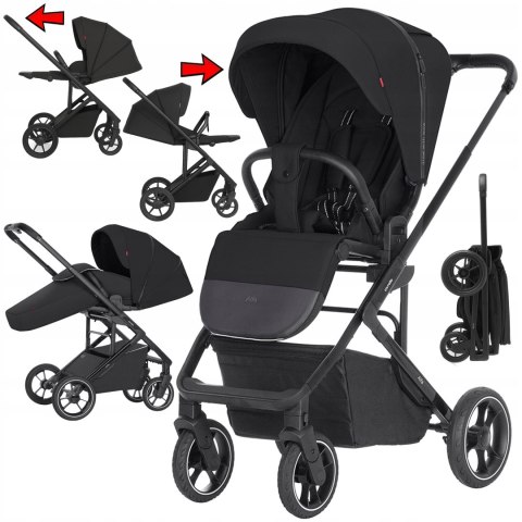 Wózek Spacerowy Carello Alfa 0-22 Kg 2W1 Przodem/Tył, Amortyzacja 10,6 Kg