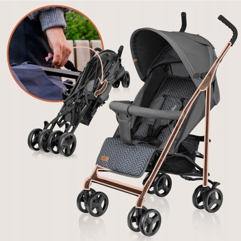 Wózek Spacerowy Lionelo Elia 6-36 Miesięcy 7Kg Kompaktowy Składany Hamulcem