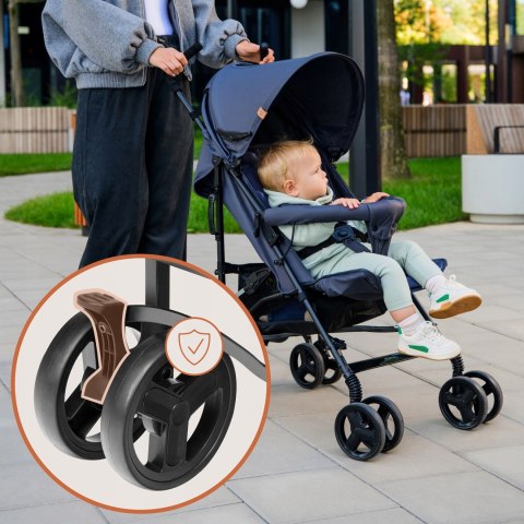 Wózek Spacerowy Lionelo Elia 6-36 Miesięcy 7Kg Kompaktowy Składany Hamulcem