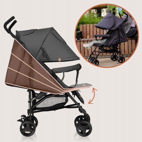 Wózek Spacerowy Lionelo Elia 6-36 Miesięcy 7Kg Kompaktowy Składany Hamulcem