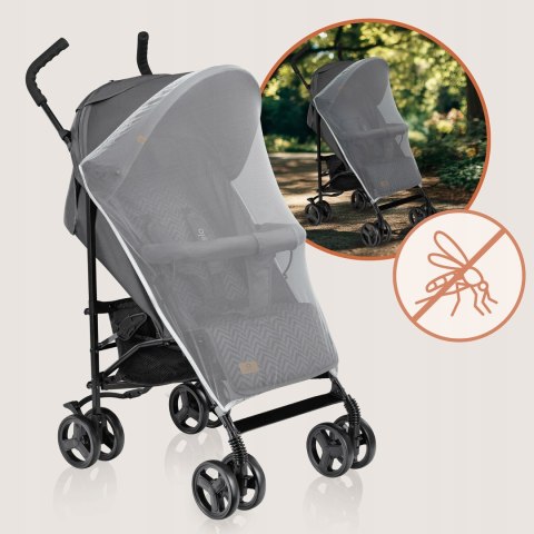 Wózek Spacerowy Lionelo Elia 6-36 Miesięcy 7Kg Kompaktowy Składany Hamulcem