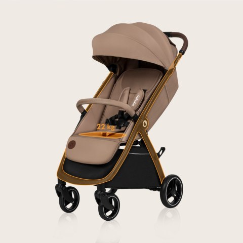 Wózek Spacerowy Lionelo Ingrid 6M-4L, Auto-Fold, Upf50+ Budka, 360° Koła