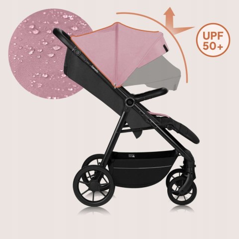 Wózek Spacerowy Lionelo Mira 22Kg, Składany, Z Dużymi Kołami I Upf50+ Budką