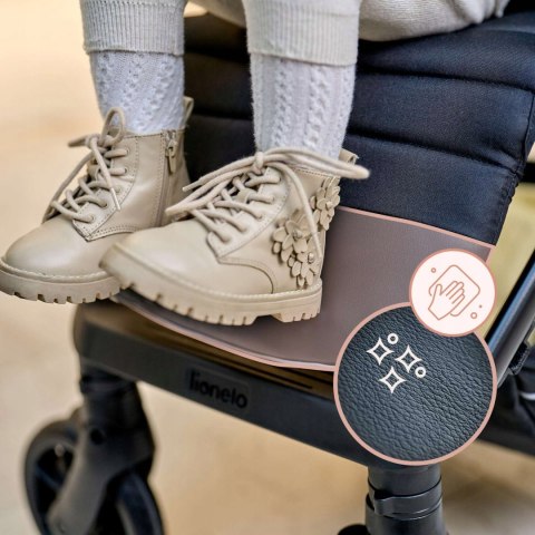 Wózek Spacerowy Lionelo Mira 22Kg, Składany, Z Dużymi Kołami I Upf50+ Budką