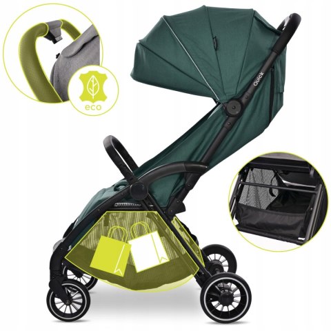 Wózek Spacerowy Lorelli Quick 6M-4L 22Kg Auto Składanie 360° Koła Xxl Budka