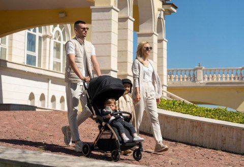 Wózek Spacerowy Lorelli Quick 6M-4L 22Kg Auto Składanie 360° Koła Xxl Budka