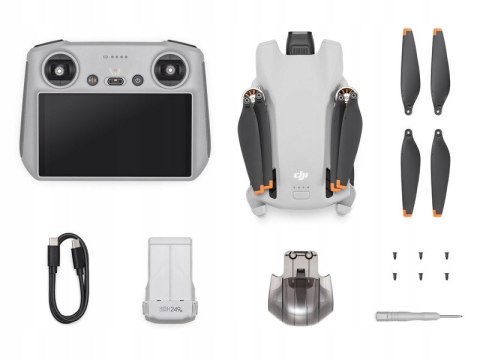 Dron Dji Mini 3 Dji Rc 4K 38 Min Lotu 3-Osi Ultra Gimbal True Vertical 249G
