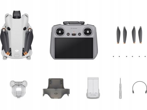 Dron Dji Mini 4 Pro Rc 2 4K/60Fps Hdr, 48Mp Raw, 3-Osiowy, 249G Kompaktowy