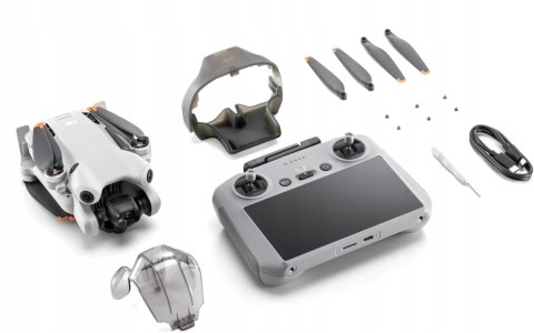 Dron Dji Mini 4 Pro Rc 2 4K/60Fps Hdr, 48Mp Raw, 3-Osiowy, 249G Kompaktowy