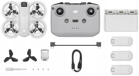 Dron Dji Neo Fly More Combo 4K/30Fps, 3 Akumulatory, Osłona I Hub Ładowania