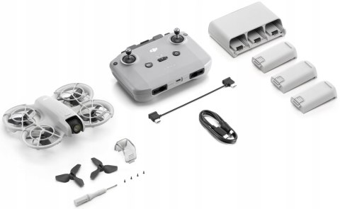 Dron Dji Neo Fly More Combo 4K/30Fps, 3 Akumulatory, Osłona I Hub Ładowania