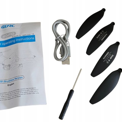 Dron F10 Pro - Dwie Kamery Fpv, Inteligentny Lot, Bezszczotkowe, Bateria