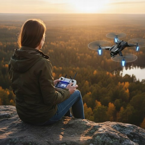 Dron Flypro14 2Kamery Hd Radar Bezszczotkowe Silniki 25Min Lotu 5G Zasięg