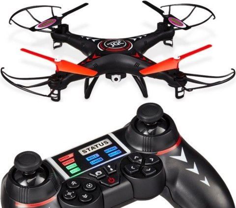 Dron Turbo Z Kamerą 200M 40Km/H - Kompas, Żyroskop, Led Ręczny Stabilizator