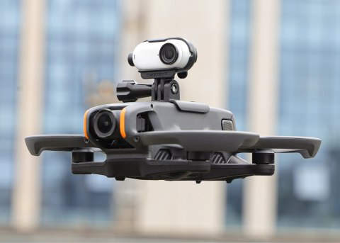 Lekki Uchwyt Do Kamer Sportowych Go-Pro/Gwint 1/4 Do Dji Avata 2, Lampa Led