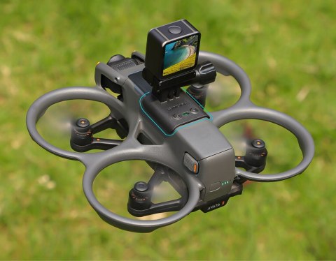 Lekki Uchwyt Do Kamer Sportowych Go-Pro/Gwint 1/4 Do Dji Avata 2, Lampa Led