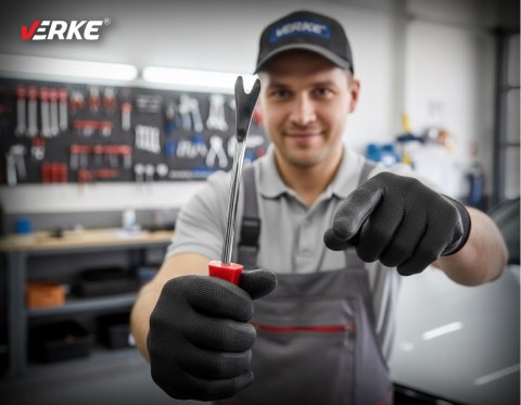 Ściągacz Do Spinek Tapicerki 200 Mm, Szcypce Widłowe 15 Mm, 8 Mm Trzpion