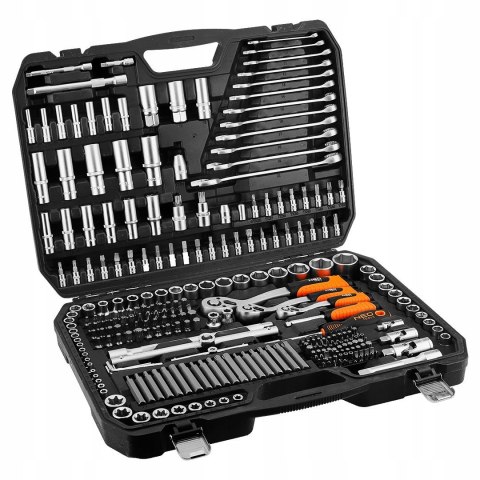 Zestaw 300 Elementów Kluczy I Nasadek 1/2,3/8,1/4 Neo Tools 10-218 Walizka