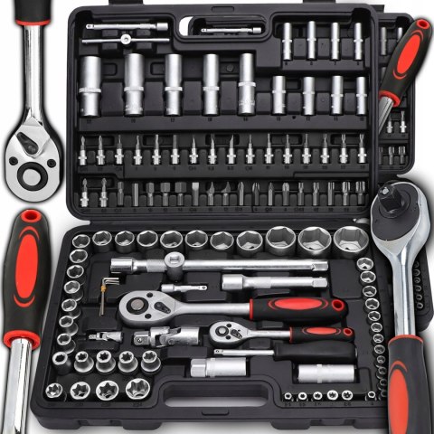 Zestaw Kluczy Nasadowych 108 El. Retoo - Walizka, Torx, Bity, Organizacja