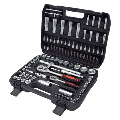 Zestaw Kluczy Nasadowych 108 El. Retoo - Walizka, Torx, Bity, Organizacja