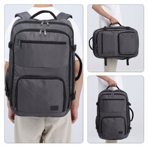 Plecak Samolotowy 55X40x20 3W1 Wodoodporny 40L Duży Dla Laptopy I Podróży