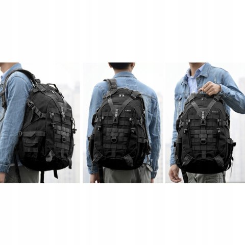 Plecak Taktyczny Xl Trizand - Militarny, Survival, Molle, Regulowane Szelki